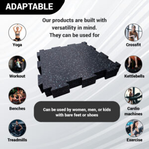 Performance Fitness Blue Grey adaptable